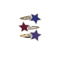 Picture of Hairclips Stars Mix (3/card), VE-10