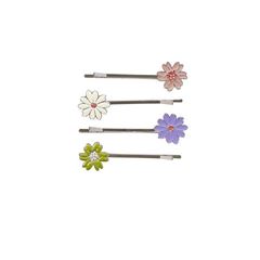 Picture of Hairpins Flowers (4 designs/card), VE-10