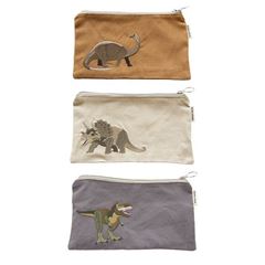 Picture of Pouches Dinosaurs Assorted 3 designs, VE-12
