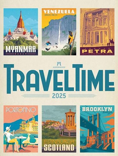 Image sur Travel Time - Reise-Plakate Kalender 2025