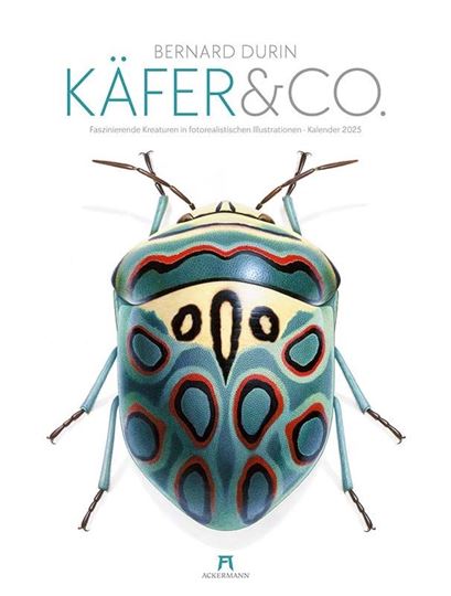 Picture of Käfer & Co. - Fotorealistische Illustrationen Kalender 2025