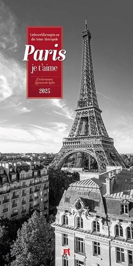 Immagine di Paris, je t’aime - Literatur-Kalender 2025