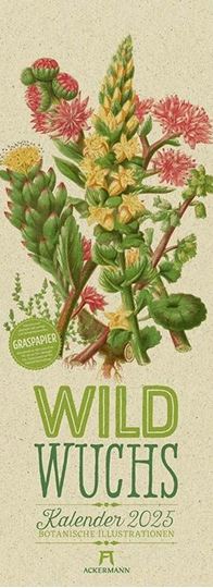 Image sur Wildwuchs - Botanische Illustrationen - Graspapier-Kalender 2025