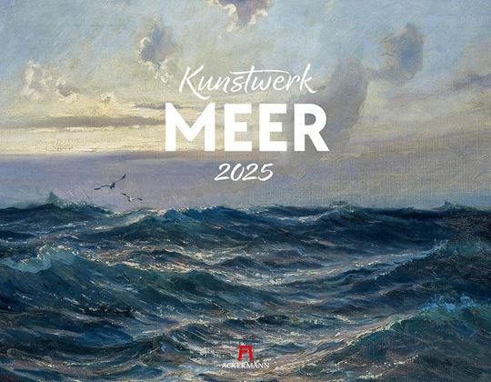 Image sur Kunstwerk Meer Kalender 2025