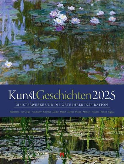 Image sur KunstGeschichten - Meisterwerke und die Orte ihrer Inspiration Kalender 2025