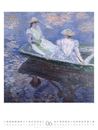 Image sur Claude Monet - Wasser und Licht Kalender 2025