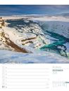 Image sur Island - Die Insel aus Feuer und Eis - Wochenplaner Kalender 2025