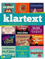 Picture of Klartext Sprüchekalender - Wochenplaner Kalender 2025