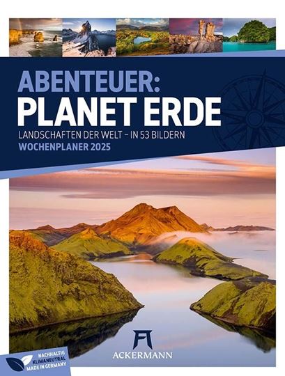 Image sur Planet Erde - Landschaften der Welt - Wochenplaner Kalender 2025