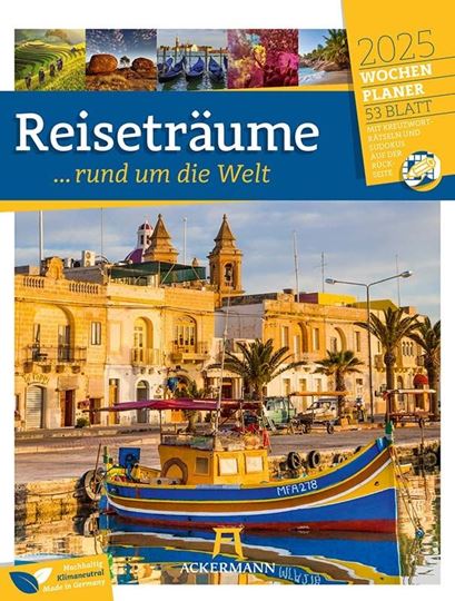 Image sur Reiseträume - Wochenplaner Kalender 2025