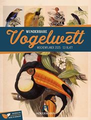 Image de Wunderbare Vogelwelt - Vintage Wochenplaner Kalender 2025