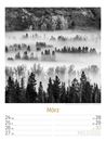 Bild von Silent Nature - Schwarz-Weiss-Wochenplaner Kalender 2025