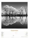 Picture of Silent Nature - Schwarz-Weiss-Wochenplaner Kalender 2025