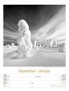 Picture of Silent Nature - Schwarz-Weiss-Wochenplaner Kalender 2025