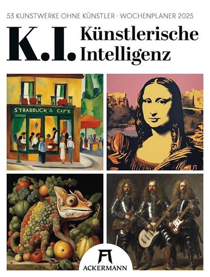 Image sur K.I. - Künstlerische Intelligenz - Wochenplaner Kalender 2025