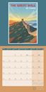 Picture of Vintage Voyage - Reiseposter - Kalender 2025 - 30x30