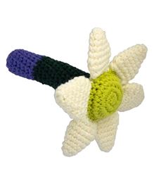 Picture of Crochet Rattle Flower, VE-5