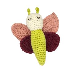 Bild von Crochet Rattle Butterfly, VE-5