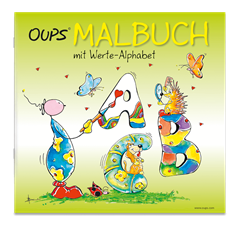 Image de Hörtenhuber K: Oups Malbuch mitWerte-Alphabet
