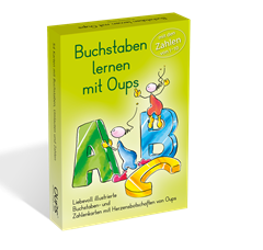Picture of Hörtenhuber K: OUPS Buchstabenkarten -Buchstaben lernen mit Oups