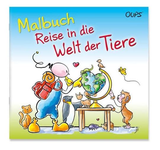 Image sur Hörtenhuber K: Oups Malbuch - Reise indie Welt der Tiere