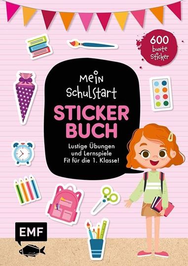 Immagine di Das Stickerbuch zum Schulstart (rosa)