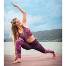 Bild von Yoga-Bra Buddhi in aubergine von The Spirit of OM