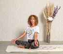 Immagine di Crop Shirt OM Time in weiss/gold von The Spirit of OM