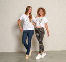 Bild von Crop Shirt OM Time in weiss/gold von The Spirit of OM