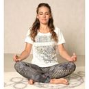 Bild von Raglan-Shirt Peace-Love Kurzarm von The Spirit of OM