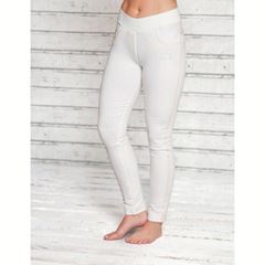 Image de Jeggings lang in naturweiss von The Spirit of OM