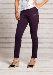 Picture of Jeggings lang in aubergine von The Spirit of OM