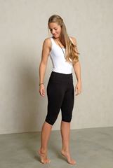 Image de Leggings capri mit hohem Bund in schwarz von The Spirit of OM