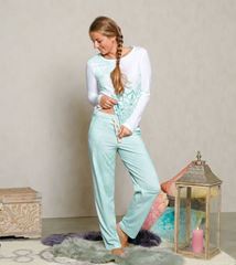 Bild von Pyjama-Hose in blue-breeze von The Spirit of OM