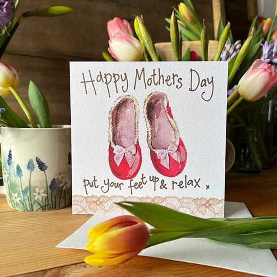 Picture of SLIPPERS MOTHERS DAY CARD