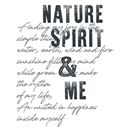 Immagine di T-Shirt Nature Spirit in steingrau von The Spirit of OM