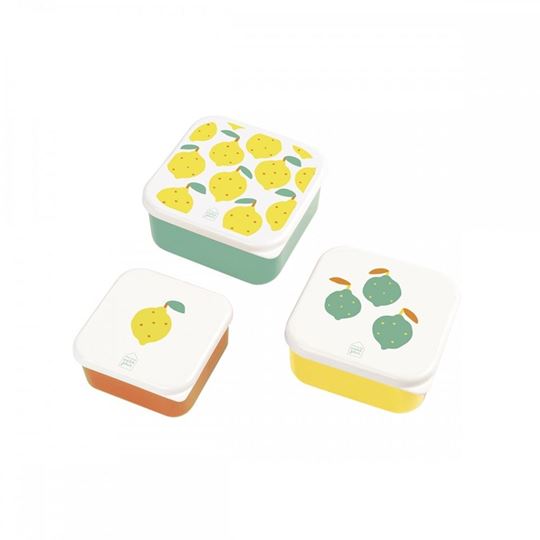 Image sur les citrons - set of 3 lunch boxes , VE-4