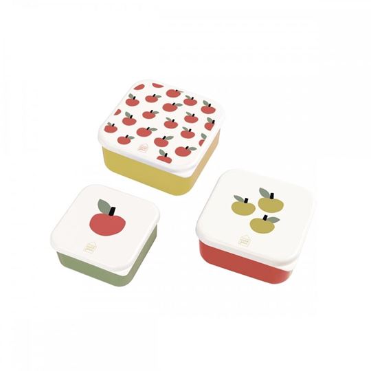 Picture of les pommes - set of 3 lunch boxes , VE-4