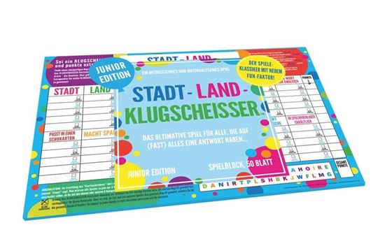 Image sur Stadt-Land-Klugscheisser - Junior Edition - Spielblock