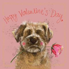 Bild von SPRS67 BORDER VALENTINE CARD