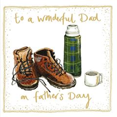 Bild von SPRS78 FLASK & BOOTS FATHERS DAY CARD
