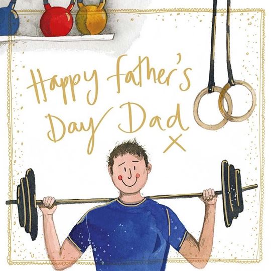 Immagine di SPRS86 GYM FATHERS DAY CARD