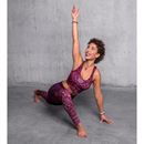 Immagine di Yoga-Leggings Buddhi lang in aubergine von The Spirit of OM