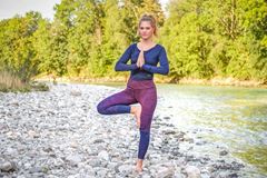 Image de 7/8 Yoga-Leggings Spirit - violett/blue von The Spirit of OM