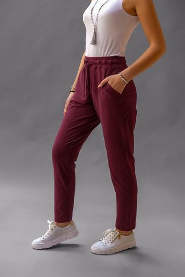 Bild von Lounge-Hose Joy in violett/rot von The Spirit of OM