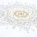 Immagine di Shirt Flower of Harmony mit 1/4 Arm in weiss von The Spirit of OM