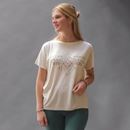 Image sur Shirt Damen in beige melange bunt Ikat von The Spirit of OM