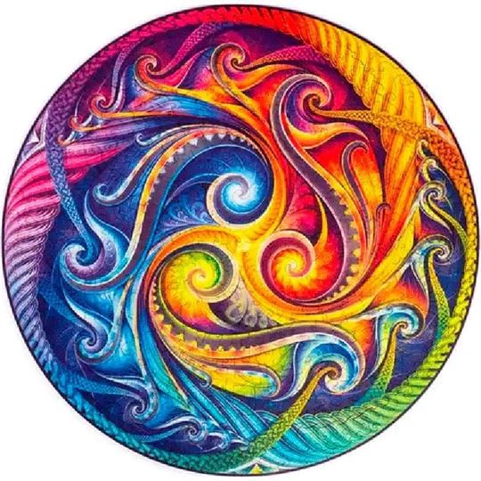 Immagine di Magic-Holzpuzzle Gr. M Mandala der Galaxien-Inkarnation