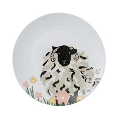 Bild von Woolly Sheep Porcelain Side Plate - Ulster Weavers