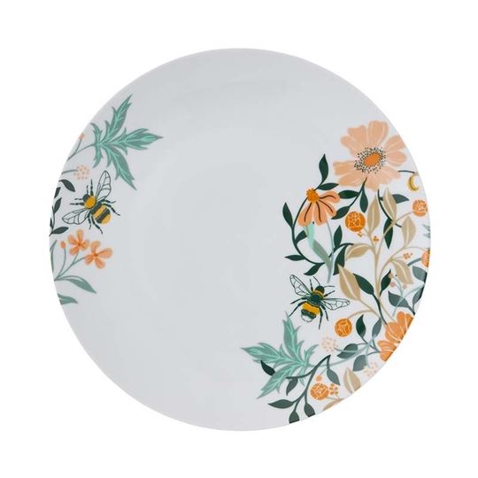 Image sur Bee Bloom Porcelain Dinner Plate - Ulster Weavers
